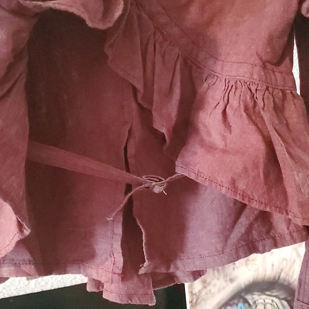 Vintage early 2000's FP Croped ruffle jacket xs - Picture 9 of 12
